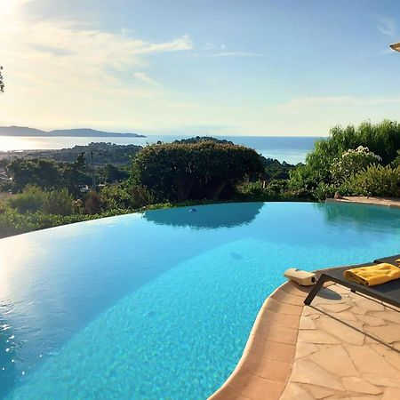 4-Star Private Villa With Heated Pool And Panoramic Sea View At Gulf De Saint Tropez Cavalaire-sur-Mer Buitenkant foto
