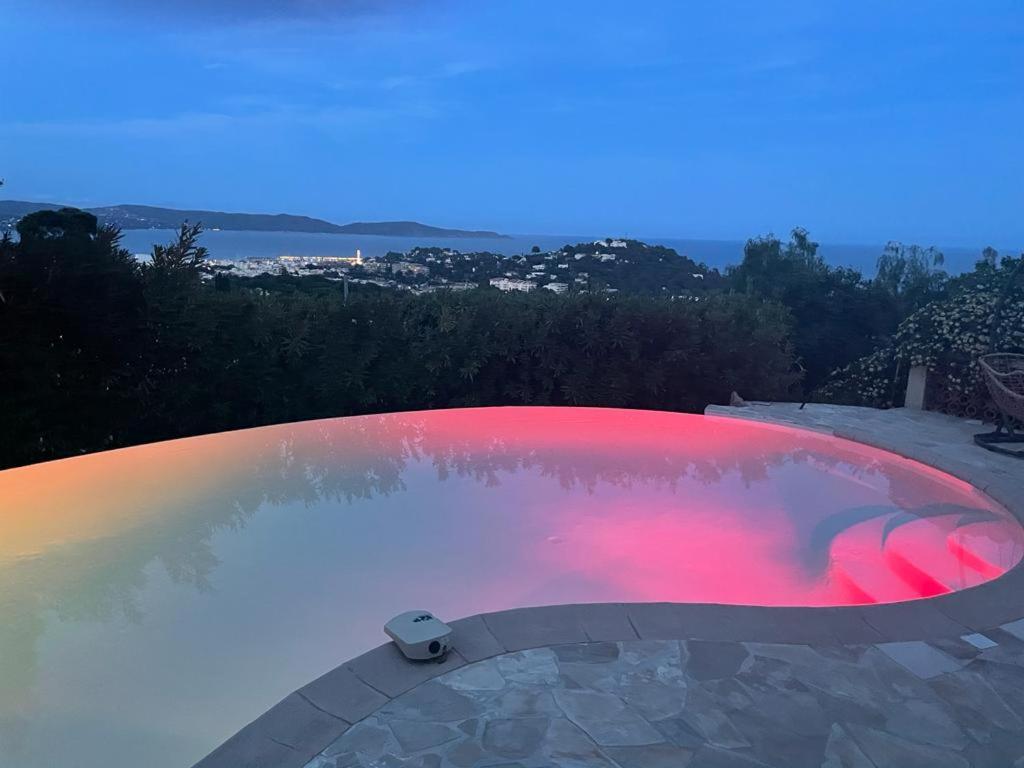 4-Star Private Villa With Heated Pool And Panoramic Sea View At Gulf De Saint Tropez Cavalaire-sur-Mer Buitenkant foto