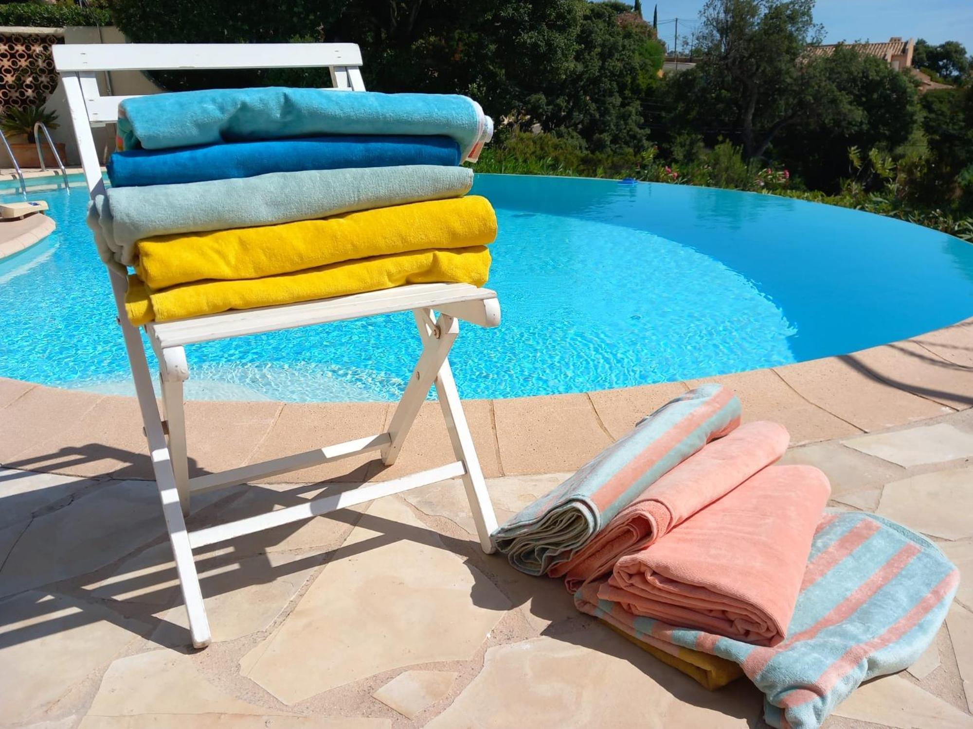4-Star Private Villa With Heated Pool And Panoramic Sea View At Gulf De Saint Tropez Cavalaire-sur-Mer Buitenkant foto