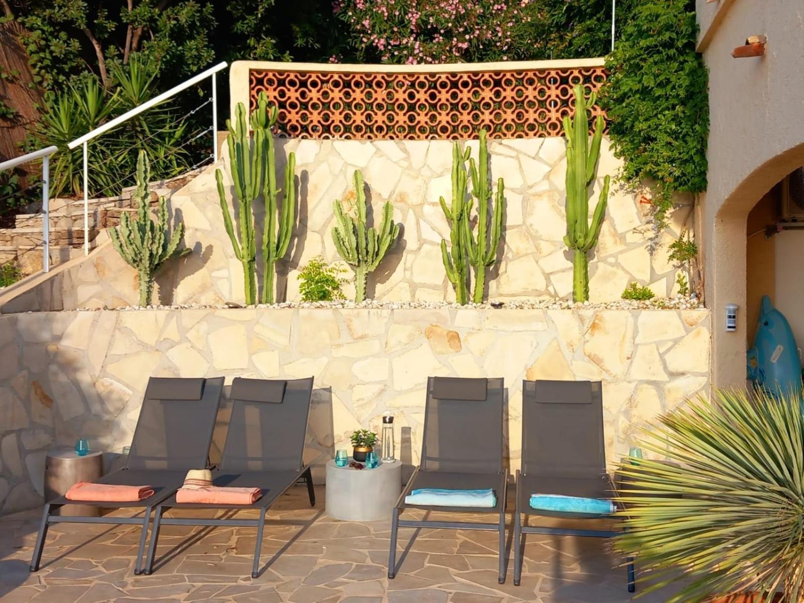4-Star Private Villa With Heated Pool And Panoramic Sea View At Gulf De Saint Tropez Cavalaire-sur-Mer Buitenkant foto