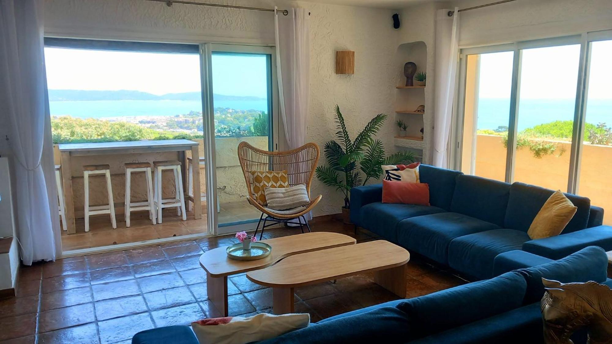 4-Star Private Villa With Heated Pool And Panoramic Sea View At Gulf De Saint Tropez Cavalaire-sur-Mer Buitenkant foto