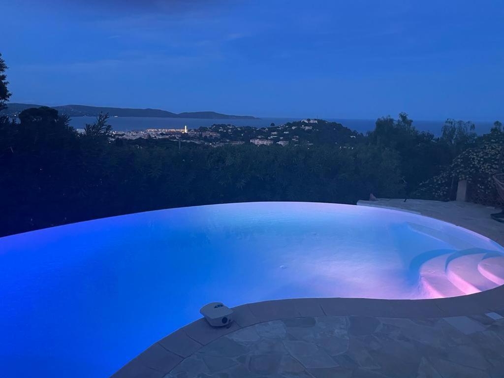 4-Star Private Villa With Heated Pool And Panoramic Sea View At Gulf De Saint Tropez Cavalaire-sur-Mer Buitenkant foto